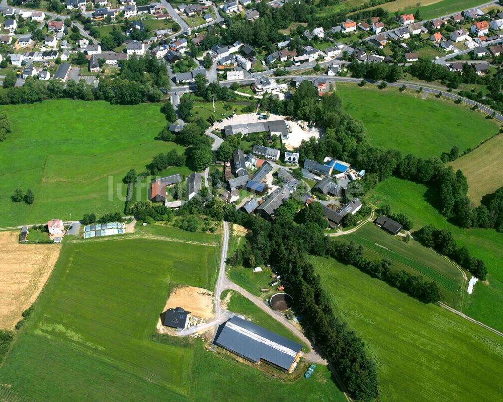 Luftbild Tauperlitz - Gehöft und Bauernhof in Tauperlitz im Bundesland Bayern, Deutschland