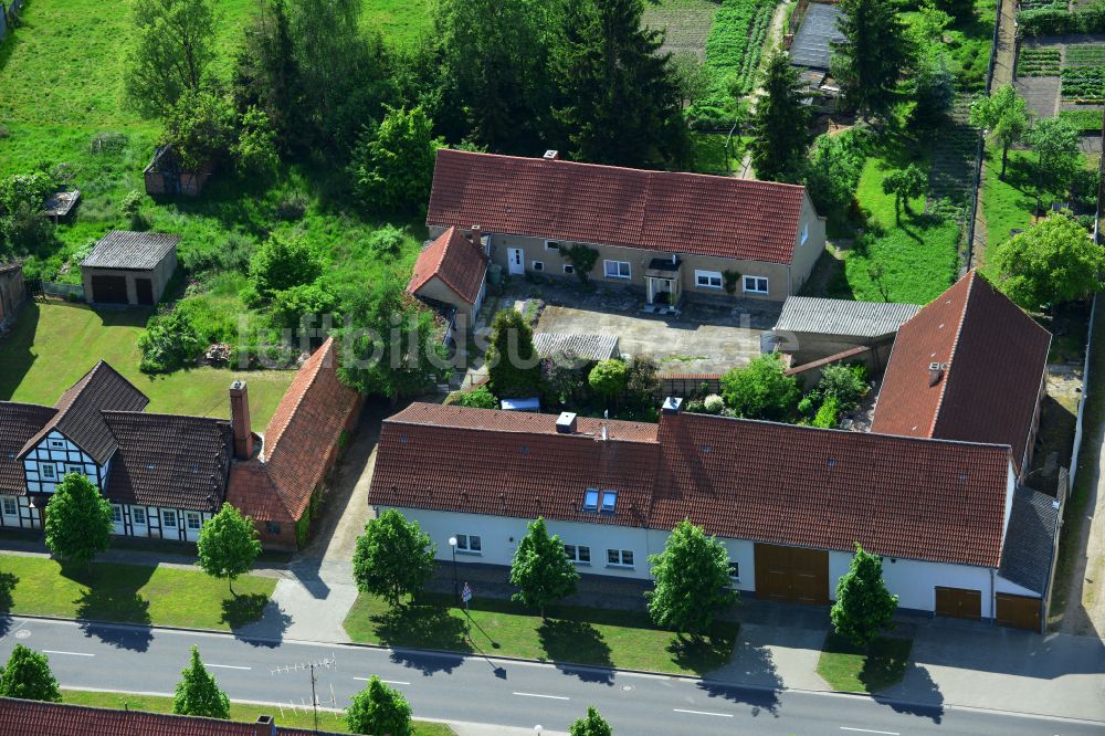 Luftbild Wohlenberg - Gehöft und Bauernhof in Wohlenberg im Bundesland Sachsen-Anhalt, Deutschland