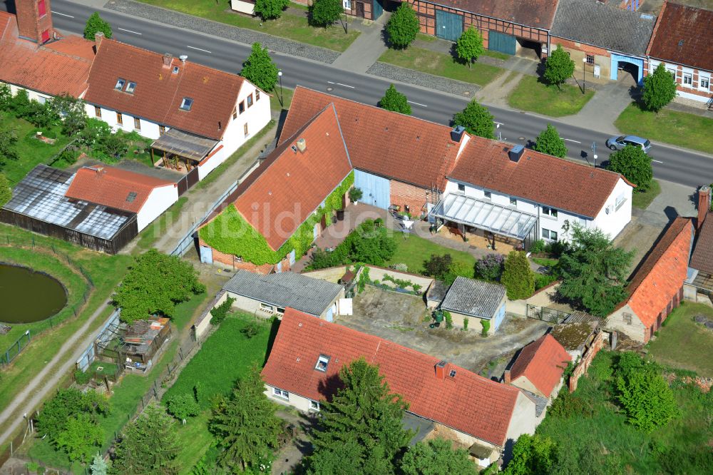 Luftbild Wohlenberg - Gehöft und Bauernhof in Wohlenberg im Bundesland Sachsen-Anhalt, Deutschland