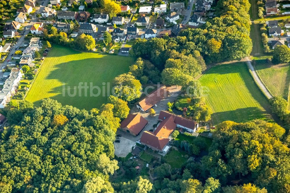 Luftbild Gladbeck - Gehöft eines Bauernhofes in Gladbeck im Bundesland Nordrhein-Westfalen