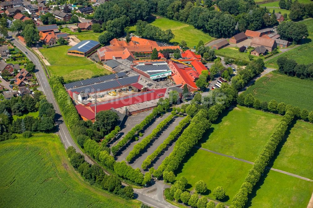 Luftbild Haltern am See - Gehöft des Bauernhofes Prickings- Hof in Haltern am See im Bundesland Nordrhein-Westfalen