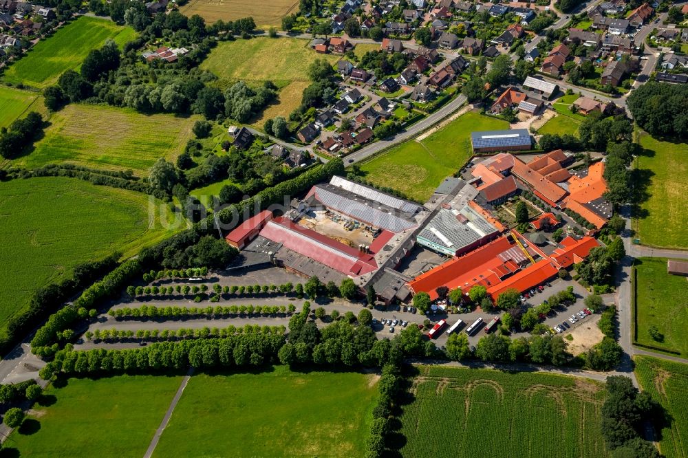 Luftbild Haltern am See - Gehöft des Bauernhofes Prickings- Hof in Haltern am See im Bundesland Nordrhein-Westfalen