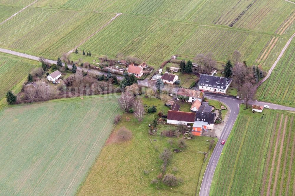 Luftbild Windhof - Gehöft eines Bauernhofes in Windhof im Bundesland Rheinland-Pfalz, Deutschland