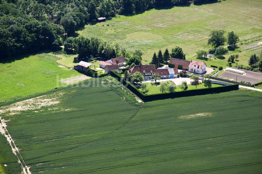 Luftbild Cheverny - Gehöft bei Cheverny im Loiretal