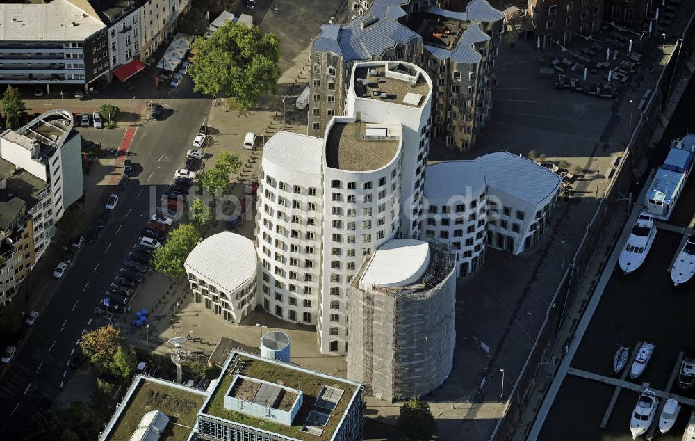 Luftbild Düsseldorf - Gehry-Bauten Düsseldorf