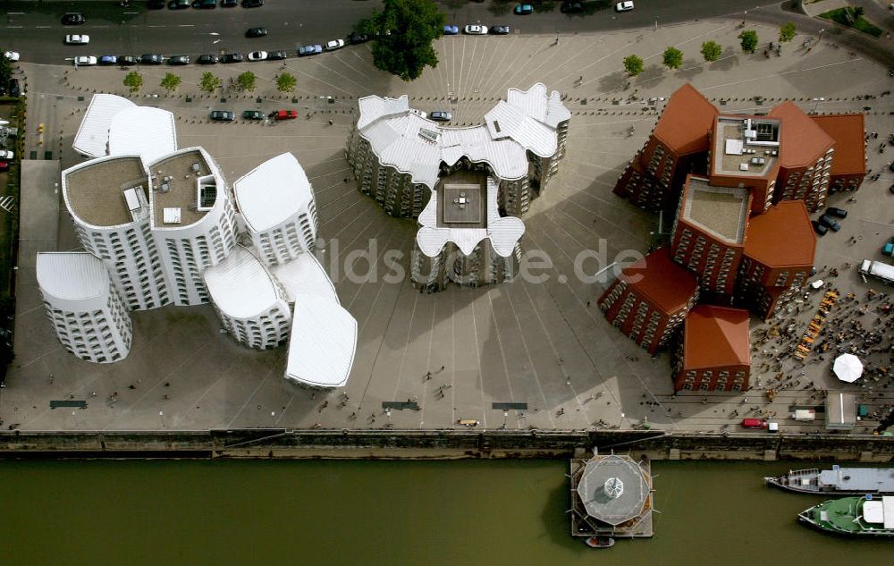 Düsseldorf von oben - Gehry Duesseldorf