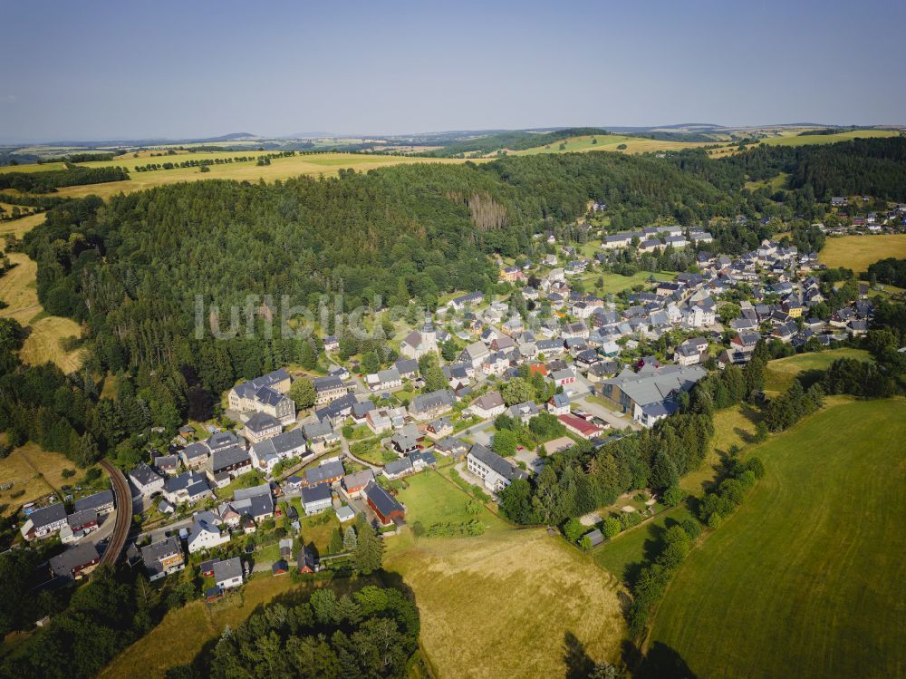 Luftaufnahme Altenberg - Geising im Bundesland Sachsen, Deutschland