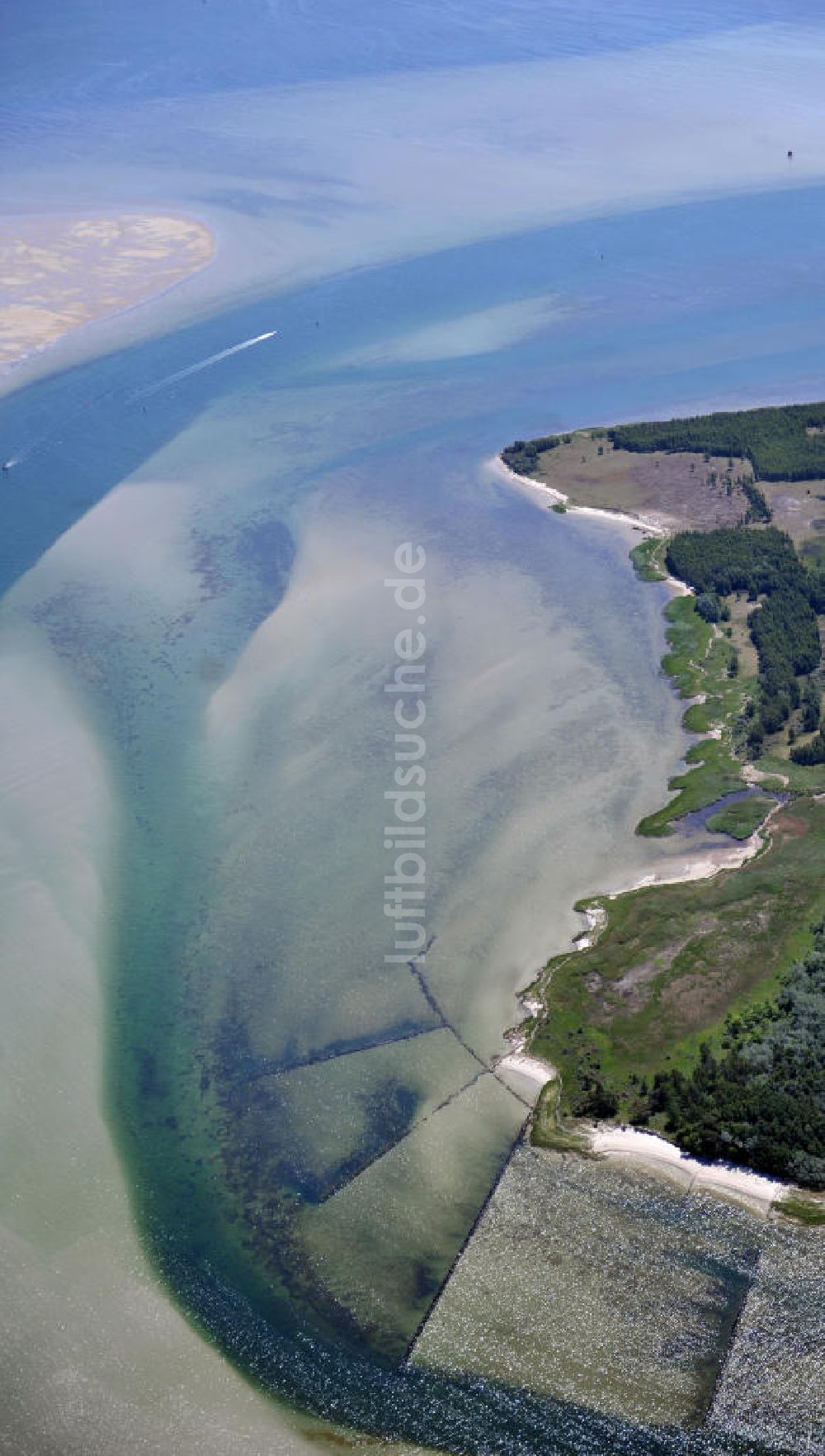 Luftaufnahme Neuendorf - Gellenstrom in der Ostsee