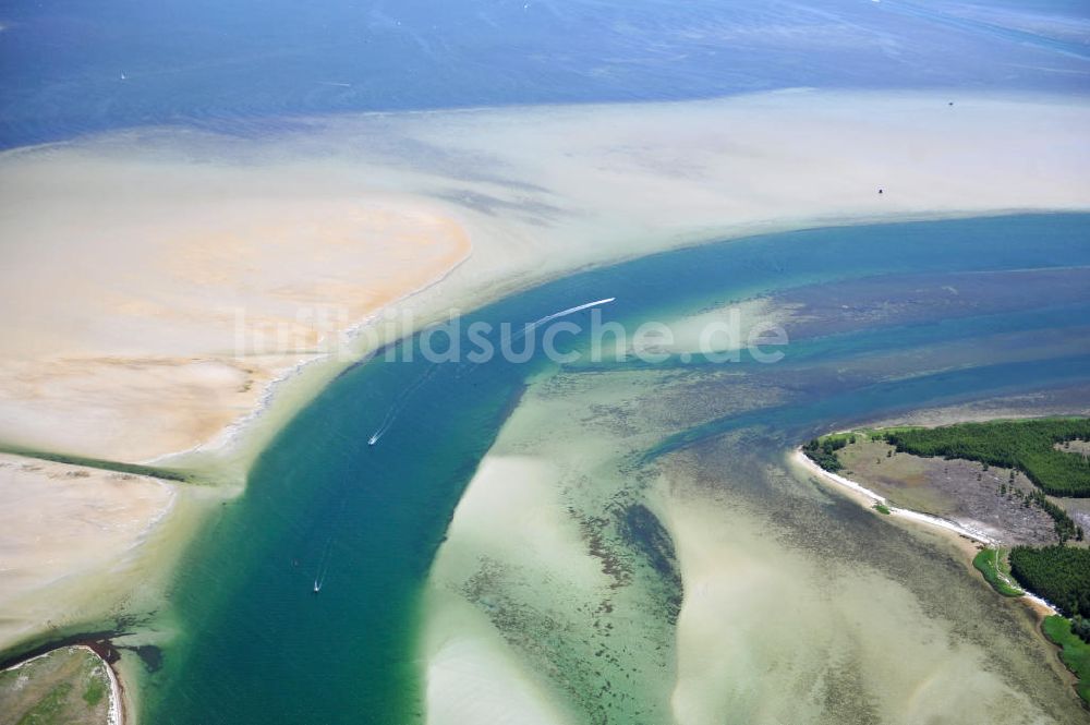 Neuendorf aus der Vogelperspektive: Gellenstrom in der Ostsee