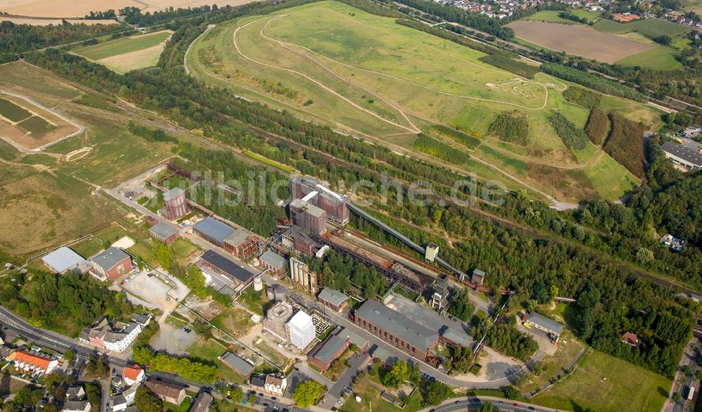 Luftbild Dortmund - Gelände mit Abraumhalde und dem Industriedenkmal der Kokerei Hansa in Dortmund-Huckarde im Bundesland Nordrhein-Westfalen