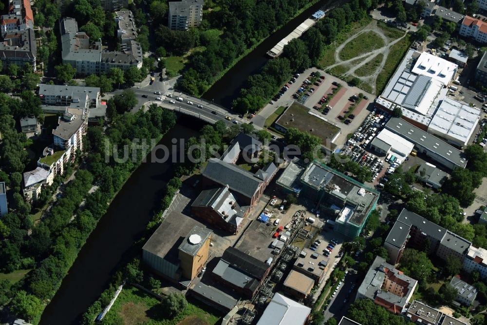 Luftaufnahme Berlin - Gelände des alten Umspannwerkes Steglitz an der Birkbuschstraße in Berlin