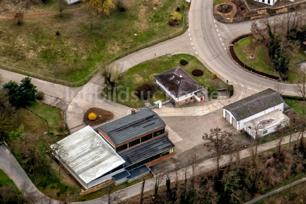 Luftbild Ringsheim - Gelände der aufgeschütteten Mülldeponie ZAK in Ringsheim im Bundesland Baden-Württemberg, Deutschland