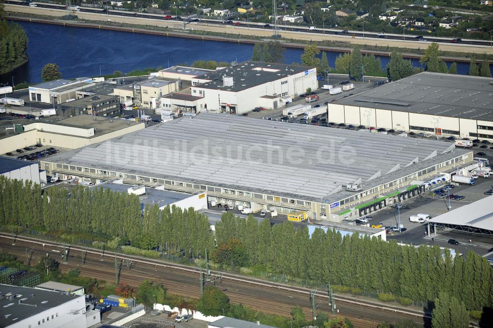 Luftbild Berlin - Gelände des Berliner Großmarkt