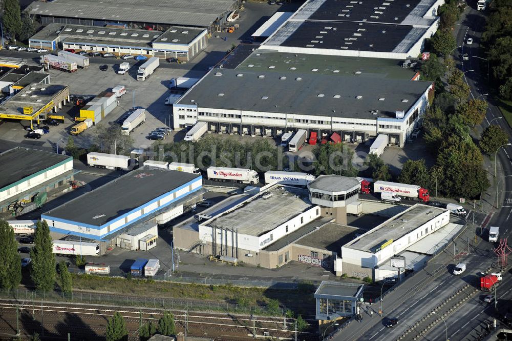 Berlin von oben - Gelände des Berliner Großmarkt