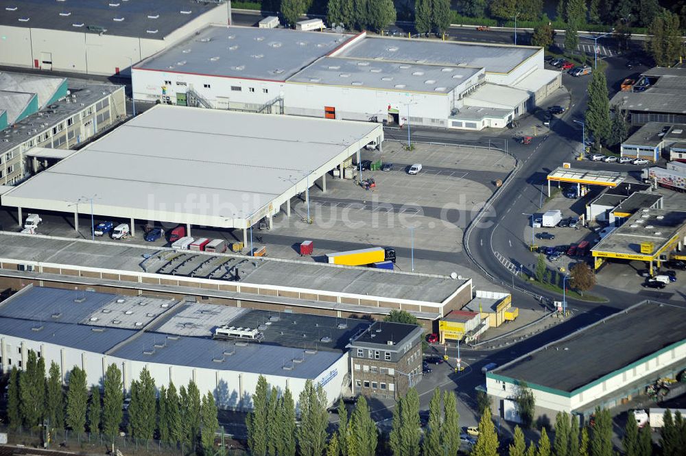 Luftaufnahme Berlin - Gelände des Berliner Großmarkt