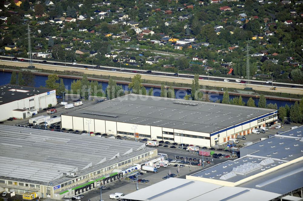 Luftaufnahme Berlin - Gelände des Berliner Großmarkt