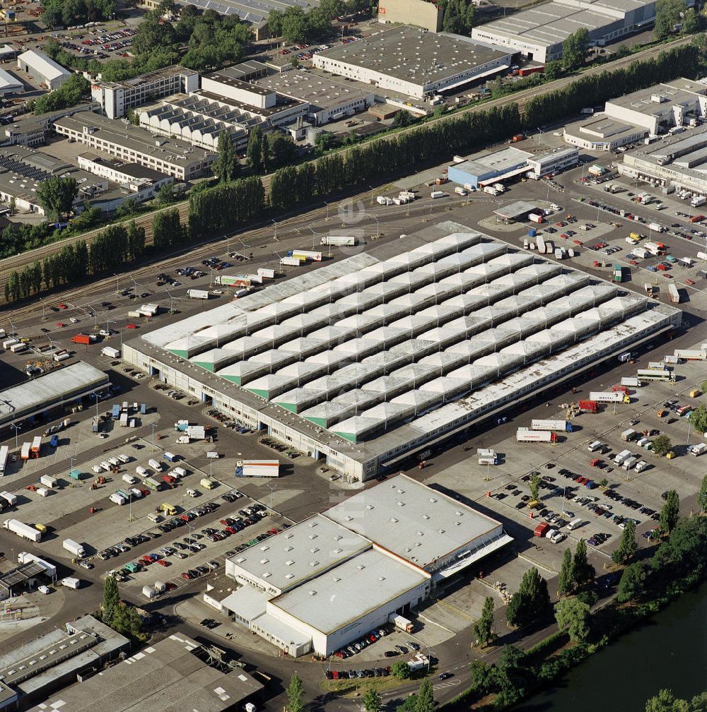 Luftbild Berlin Moabit - Gelände des Berliner Großmarkt