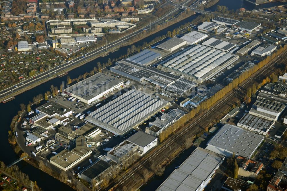 Berlin von oben - Gelände des Berliner Großmarkt