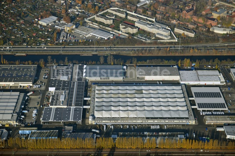 Berlin von oben - Gelände des Berliner Großmarkt