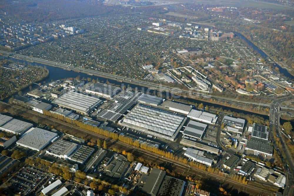 Luftbild Berlin - Gelände des Berliner Großmarkt