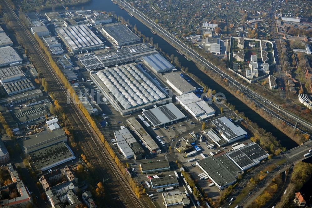 Berlin aus der Vogelperspektive: Gelände des Berliner Großmarkt