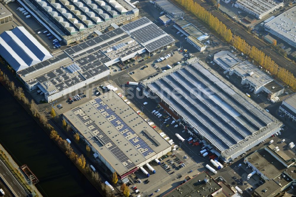 Luftbild Berlin - Gelände des Berliner Großmarkt