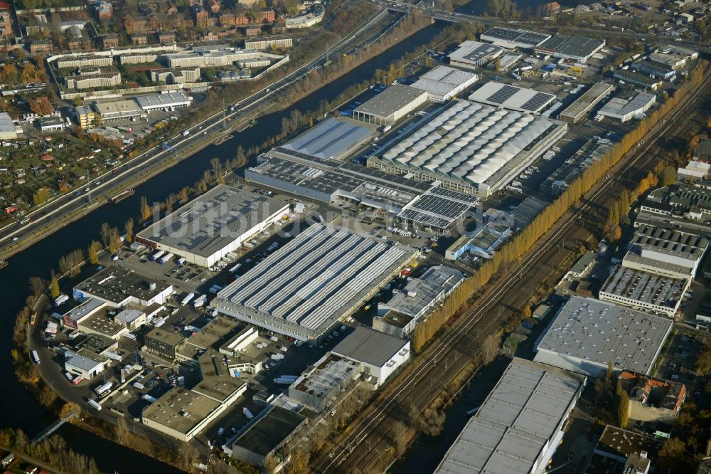 Berlin von oben - Gelände des Berliner Großmarkt