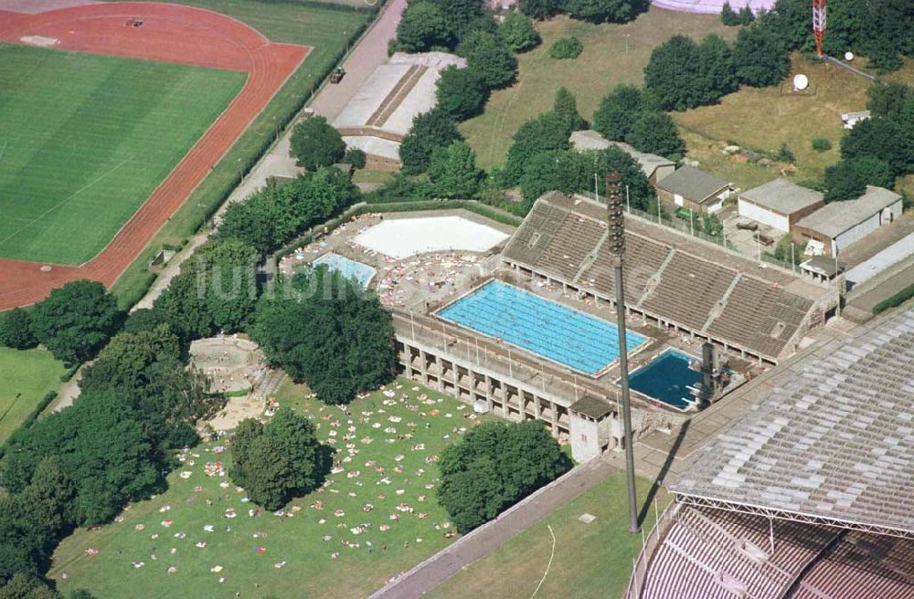 Luftaufnahme Berlin - Gelände des Berliner Olympiastadions