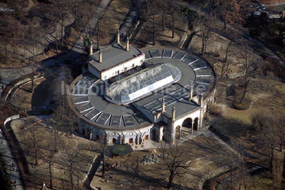 Luftaufnahme Berlin - Charlottenburg - Gelände Berliner Zoo in Charlottenburg