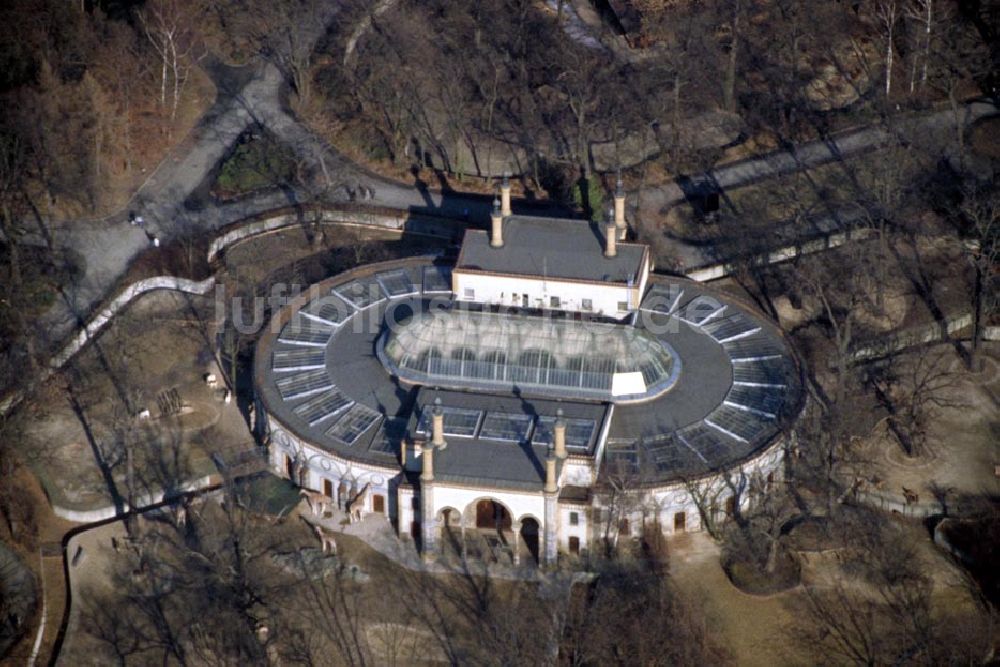 Berlin - Charlottenburg aus der Vogelperspektive: Gelände Berliner Zoo in Charlottenburg