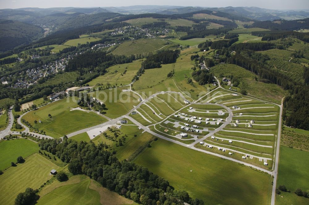 Luftbild Brilon - Gelände des Camping und Freienpark Brilon im Sauerland im Bundesland Nordrhein-Westfalen