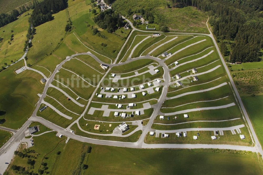 Luftaufnahme Brilon - Gelände des Camping und Freienpark Brilon im Sauerland im Bundesland Nordrhein-Westfalen