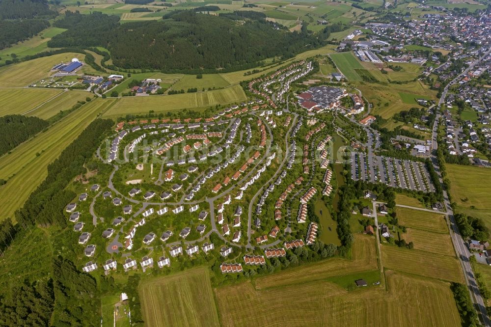 Medebach aus der Vogelperspektive: Gelände des Center Parcs Sauerland in Medebach in Nordrhein-Westfalen