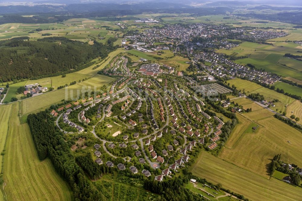 Luftbild Medebach - Gelände des Center Parcs Sauerland in Medebach in Nordrhein-Westfalen