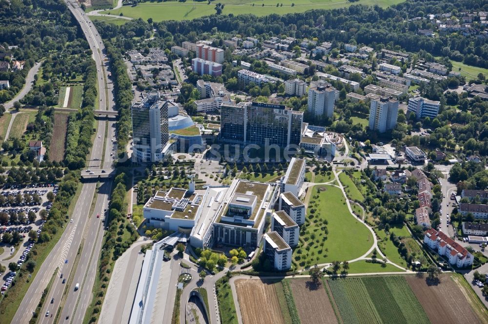 Stuttgart Möhringen aus der Vogelperspektive: Gelände des SI-Centrum (Stuttgart International Centrum) im Stadtteil Möhringen in Stuttgart im Bundesland Baden-Württemberg