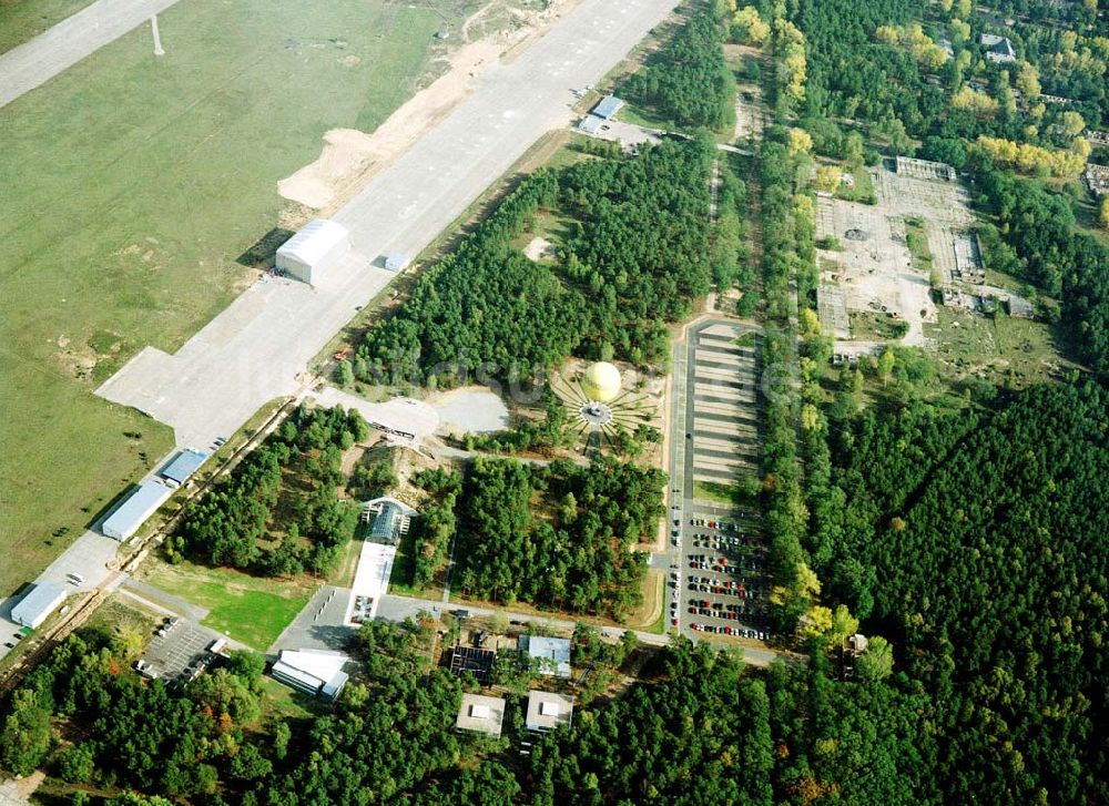 Luftbild Brand / Brandenburg - Gelände an der Chargolifterhalle in Brand / BRB.