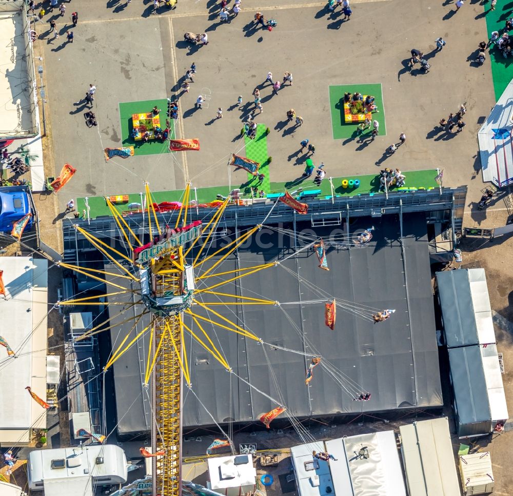 Luftbild Herne - Gelände der Cranger Kirmes in Herne im Bundesland Nordrhein-Westfalen, Deutschland