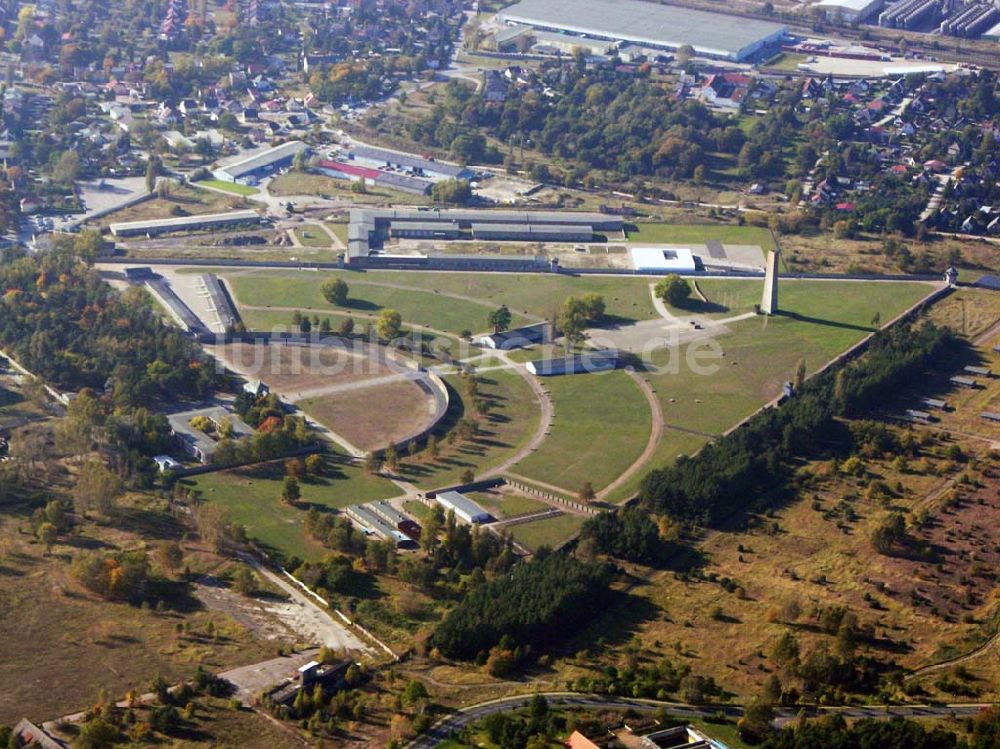 Oranienburg aus der Vogelperspektive: Gelände des ehem. KZ Sachsenhausen