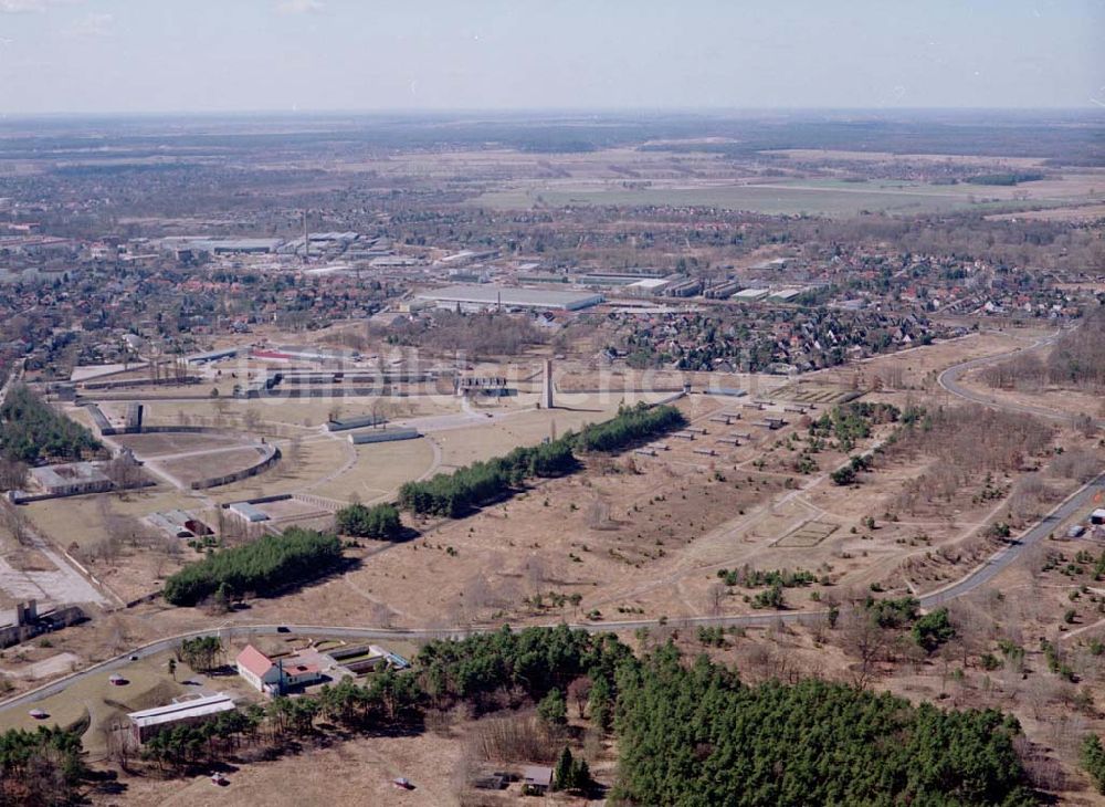 Luftbild Oranienburg / BRB - Gelände des ehem. KZ Sachsenhausen in Oranienburg / BRB.31.03.2003