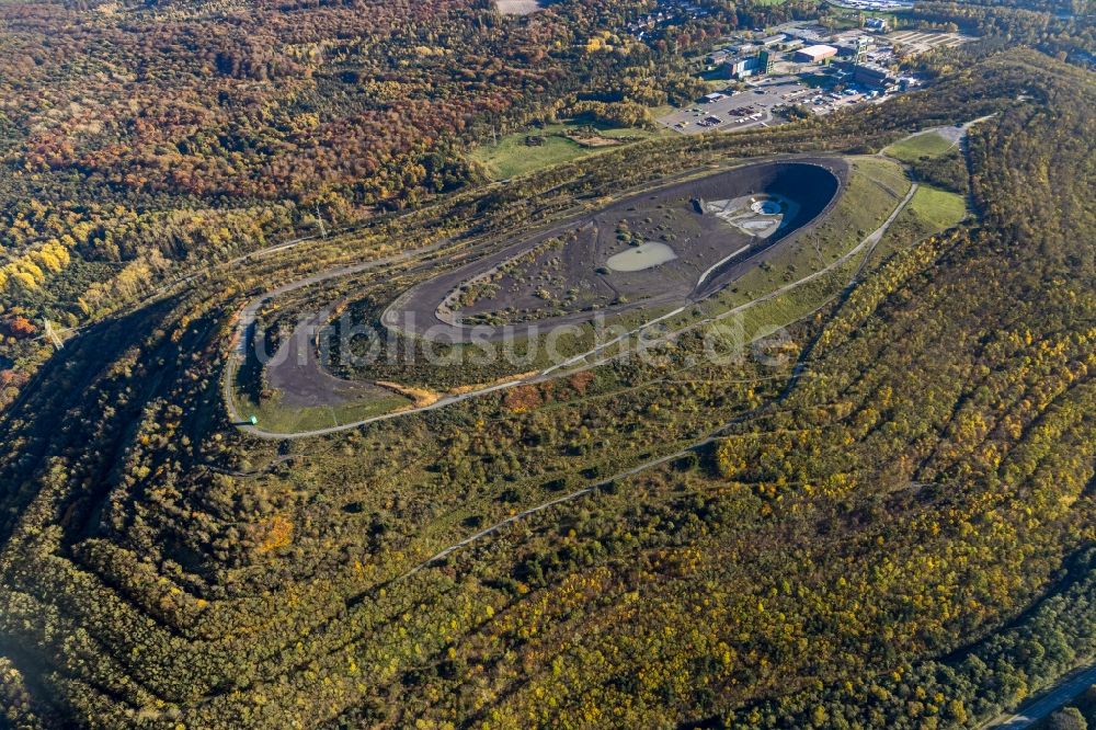 Luftbild Bottrop - Gelände der ehemaligen Bergbau- Halde Haniel in Bottrop im Bundesland Nordrhein-Westfalen