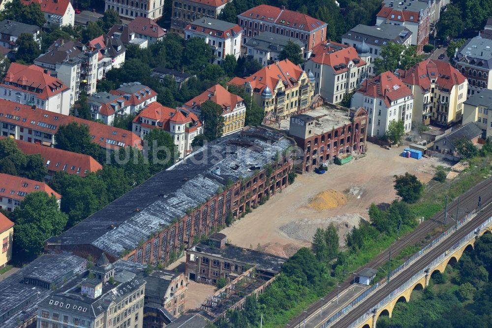 Leipzig-Gohlis von oben - Gelände der ehemaligen Bleichert-Werke in Leipzig-Gohlis im Bundesland Sachsen