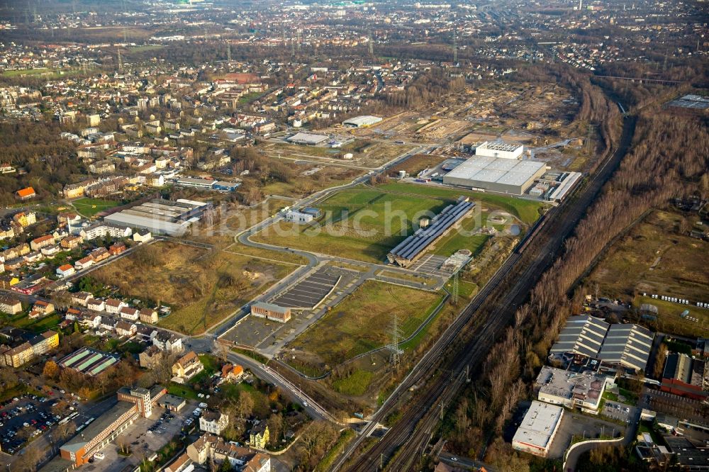 Gelsenkirchen von oben - Gelände des ehemaligen Hüttenwerks Schalker Verein im herbstlichen Gelsenkirchen im Bundesland Nordrhein-Westfalen