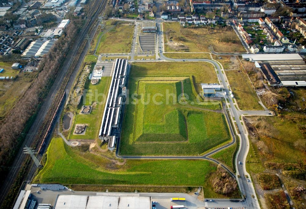 Luftbild Gelsenkirchen - Gelände des ehemaligen Hüttenwerks Schalker Verein im herbstlichen Gelsenkirchen im Bundesland Nordrhein-Westfalen