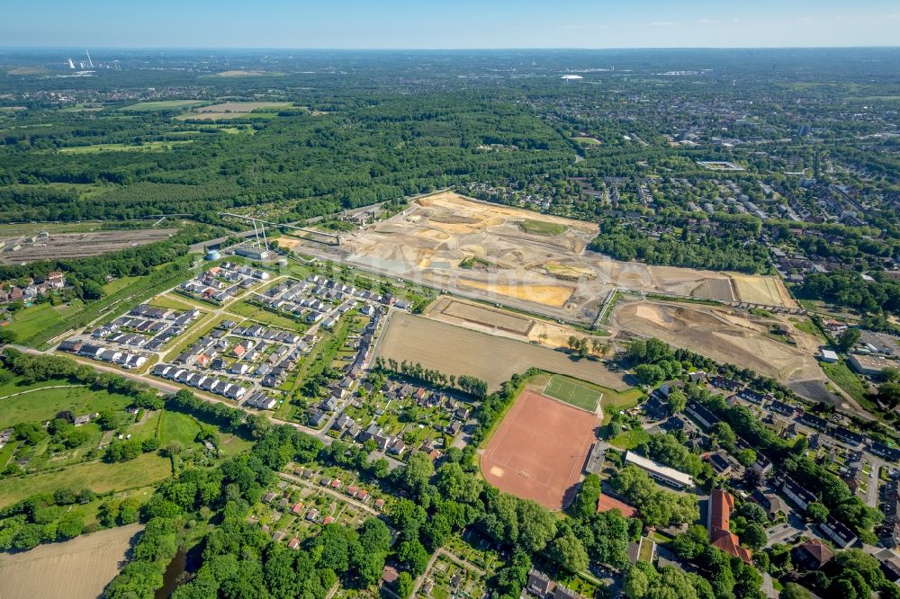 Gelsenkirchen von oben - Gelände der ehemaligen Kokerei Hassel in Gelsenkirchen im Bundesland Nordrhein-Westfalen