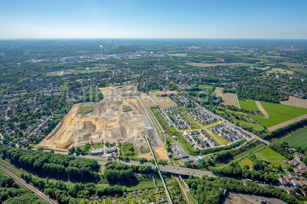 Gelsenkirchen von oben - Gelände der ehemaligen Kokerei Hassel in Gelsenkirchen im Bundesland Nordrhein-Westfalen