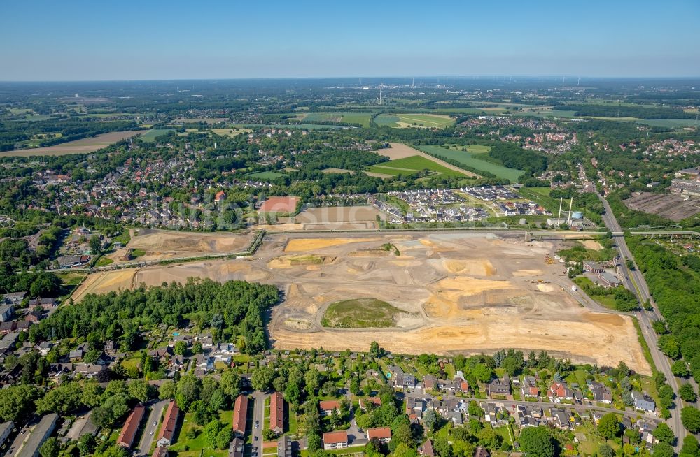 Luftbild Gelsenkirchen - Gelände der ehemaligen Kokerei Hassel in Gelsenkirchen im Bundesland Nordrhein-Westfalen