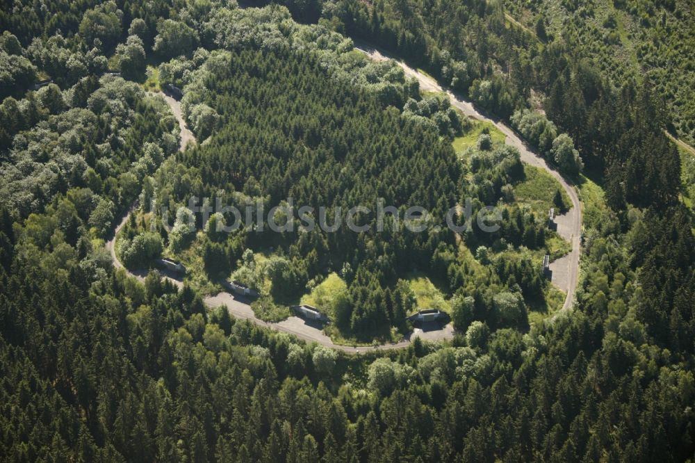 Luftbild Reichshof - Gelände des ehemaligen Munitionsdepots und der Reichshof- Kaserne bei Reichshof im Bundesland Nordrhein-Westfalen