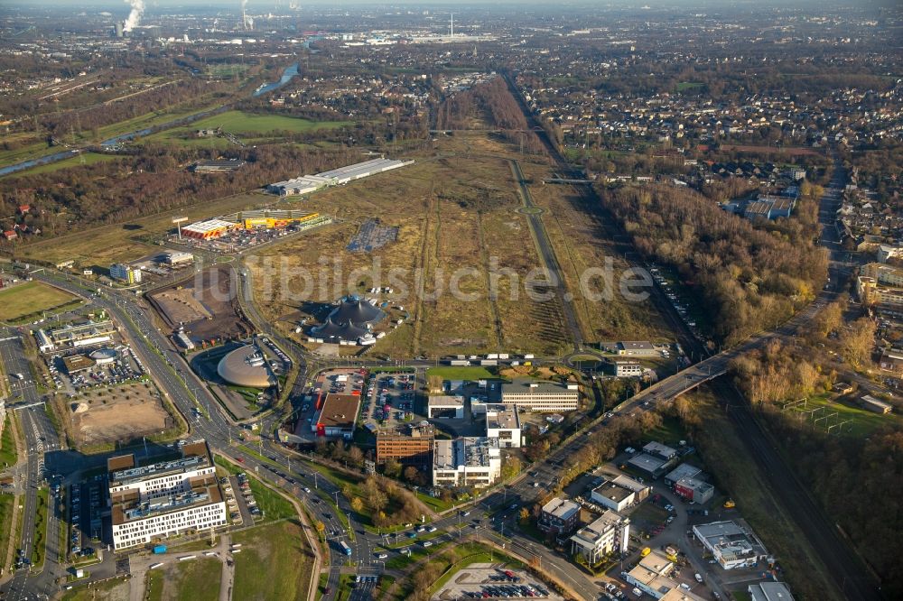 Luftaufnahme Oberhausen - Gelände des ehemaligen Stahlwerkes in Oberhausen im Bundesland Nordrhein-Westfalen