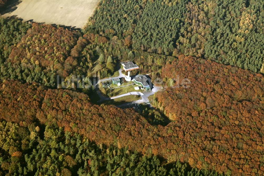 Luftbild Haltern - Gelände des ehemaligen Wetterschacht Hohe Mark, geplanter Forensikstandort in Haltern im Bundesland Nordrhein-Westfalen