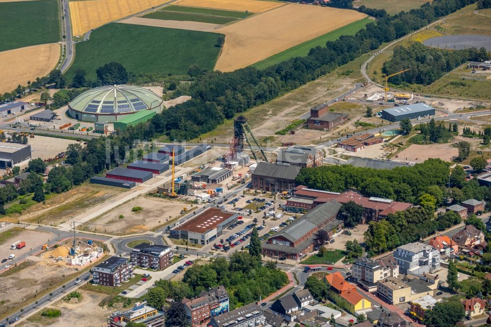 Luftaufnahme Dorsten - Gelände der Ehemaligen Zeche Fürst Leopold in Dorsten im Bundesland Nordrhein-Westfalen